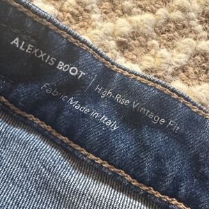 AG Alexxis Boot  high rise vintage Dark Blue Denim Jeans SZ 26R 🌺🌺🌺